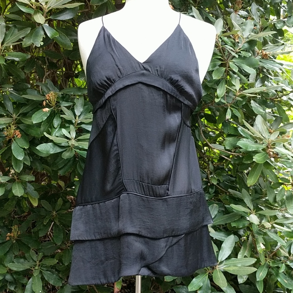IRO Black Layered Camisole Top